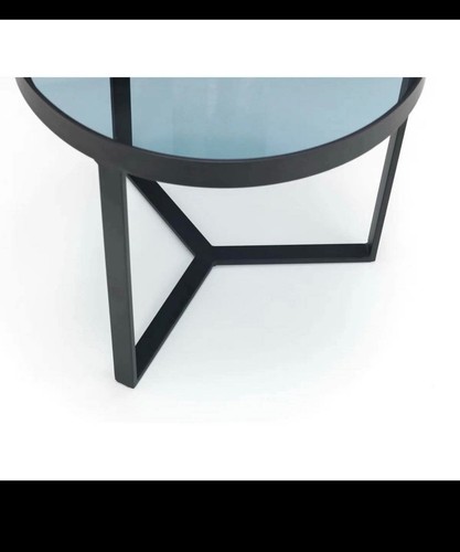 Smoked glass side table rrp - glass,