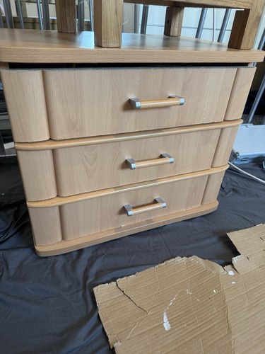 Bad side table with storage - with,