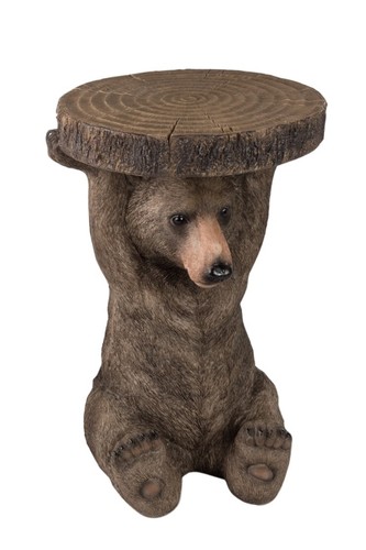 5cm brown bear side - brown, coffee