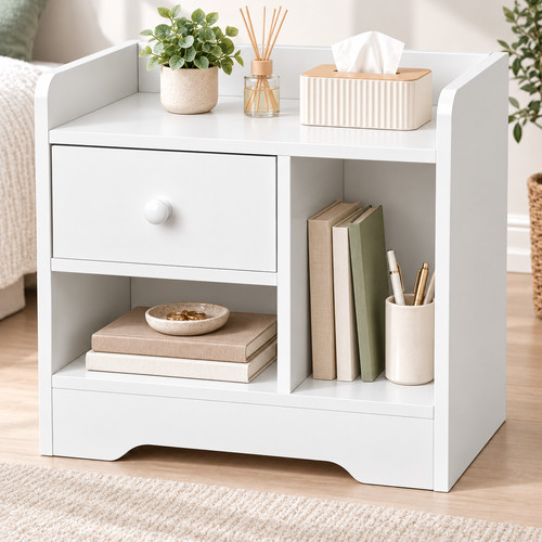 Bedside table drawer cabinet - bedside,