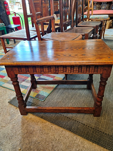 Solid oak rectangular side - solid,