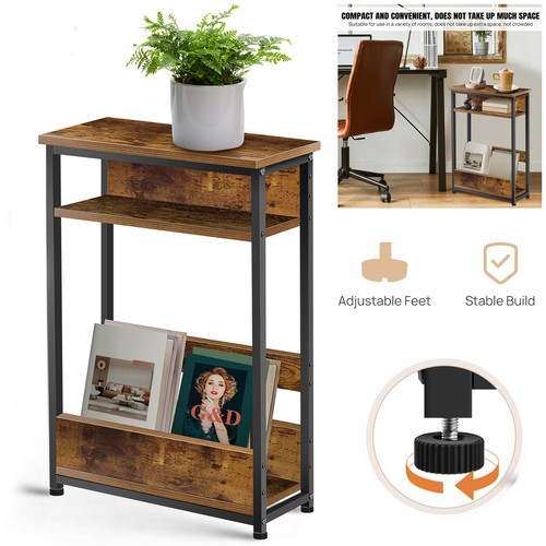 Small slim bedside - slim, table