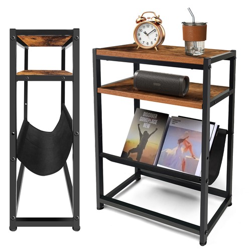 Narrow side table bedside - narrow, table,