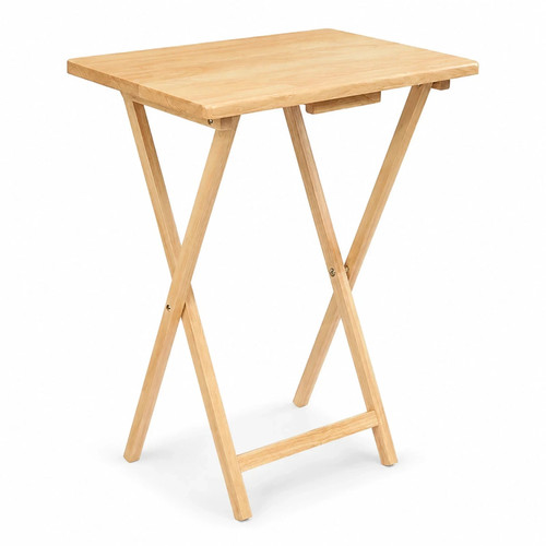 Wooden folding table dinner - folding, tv