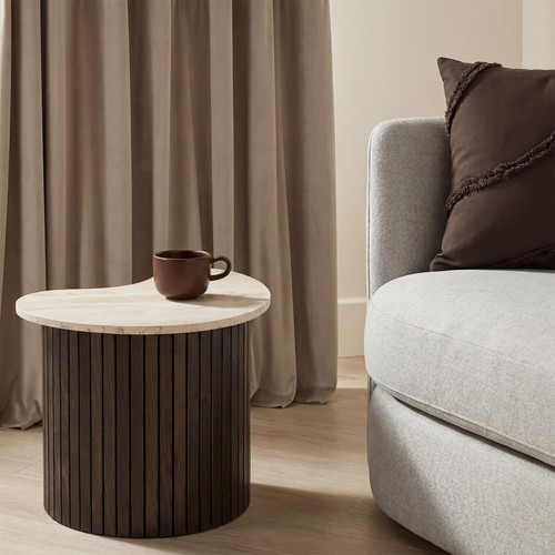 Ohs madison side table ribbed - side,