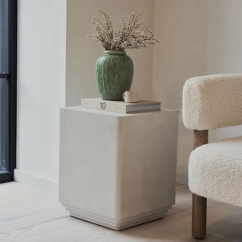 Concrete effect square - , side