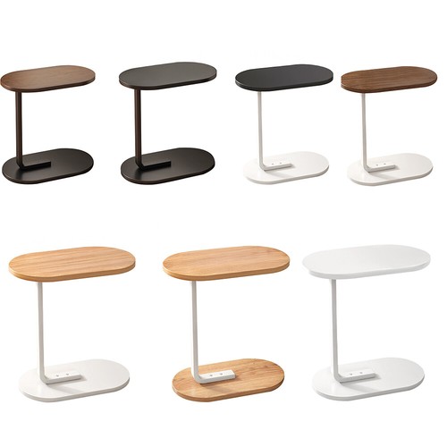 Shaped end table small side - c-shaped,
