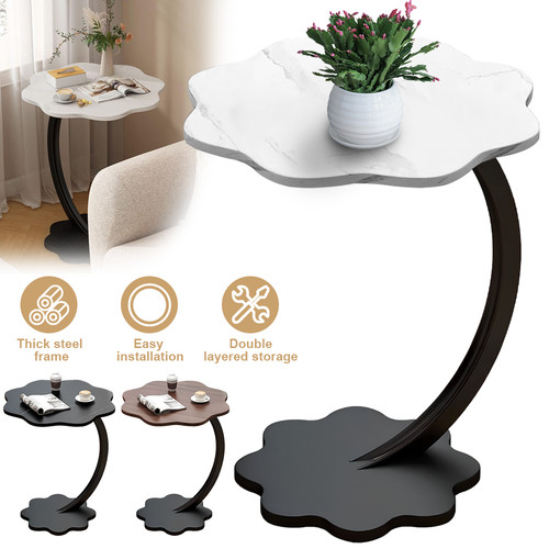 Shaped compact sofa side end - compact,