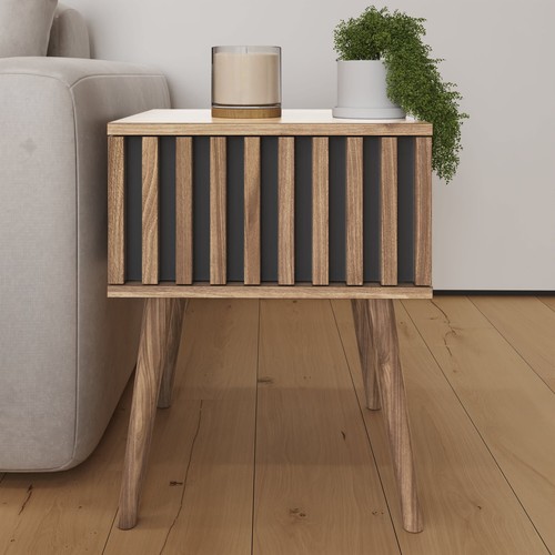 Rowan lamp table shelf display - rowan,