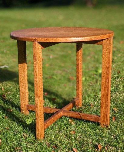 Vintage circular solid oak - vintage,