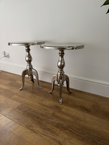 Round silver aluminium side - 2,