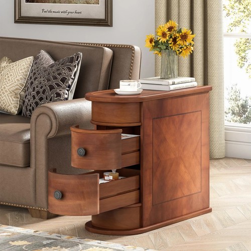 End table round - table, solid