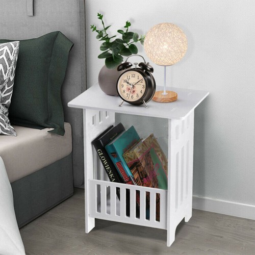 White side table small - side,